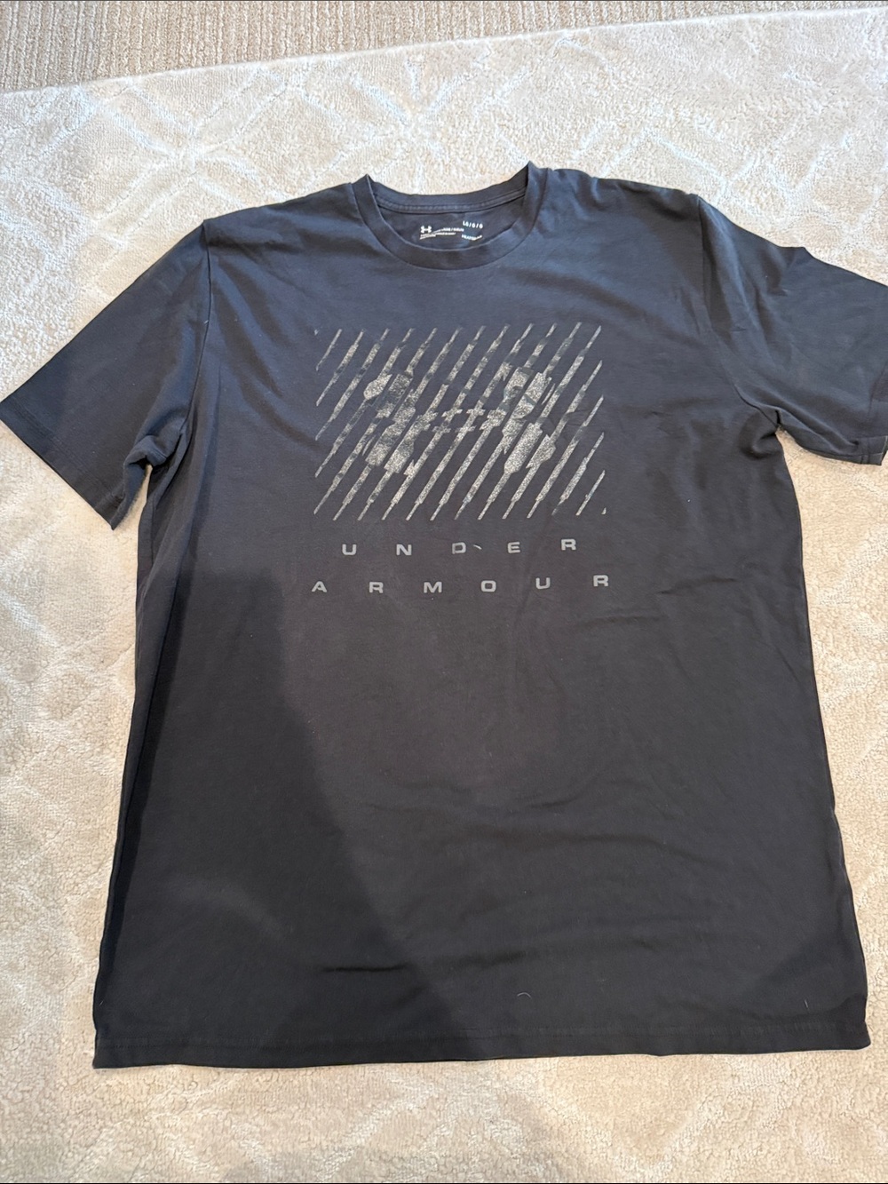 Under Armour Men's Black Graphic Logo T-Shirt
